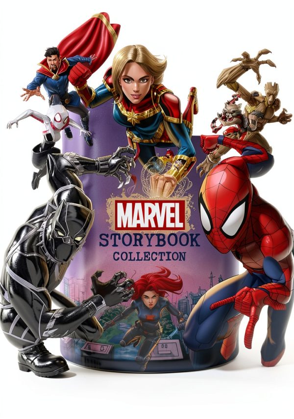 Marvel Press Illustrated Superhero Storybook eBook for Kids 4-9-0