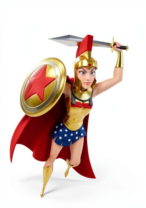 Wonder Woman: Illustrated Edition for Kids (Ages 3-6)-0