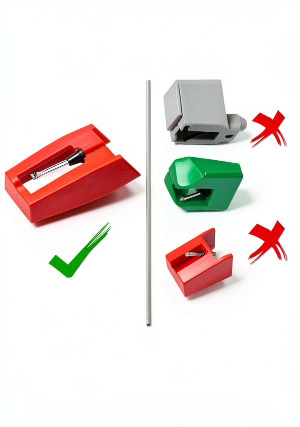 V-Player 4-Pack Turntable Stylus Aluminum Cantilever Universal Fit-2