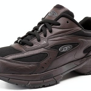 Dr. Scholl's Women's Peppy Black Wide Width Uniform Work Shoes (9 Wide US)-0