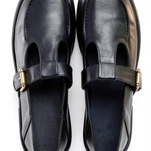 Women's Classic T Strap Mary Jane Leather Uniform Dress Shoes-0