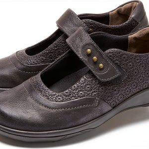Hälsa Footwear Women's Aloe Mary Jane Orthopedic Leather Dress Shoe-0