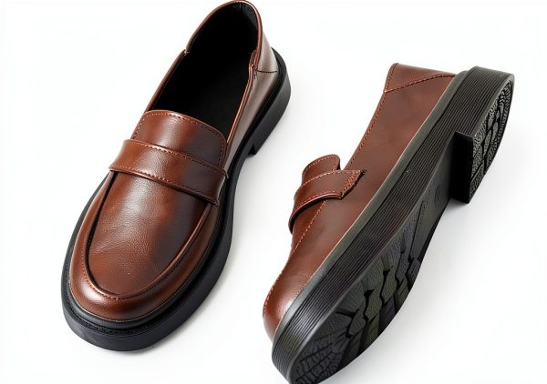 Women's JK Uniform Dress Shoes Oxford Penny Loafers FENIKUSU-1