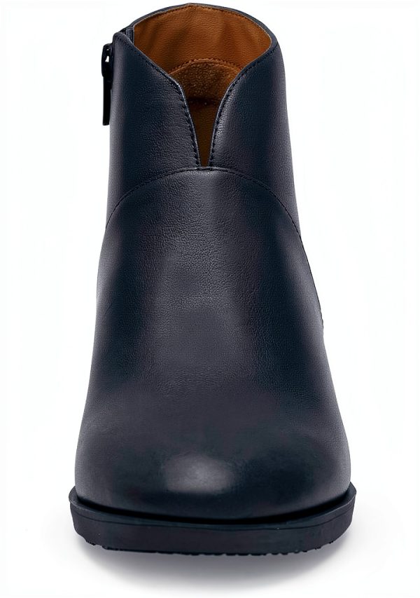Shoes for Crews Women's Slip-Resistant Work Booties Delilah Black-3