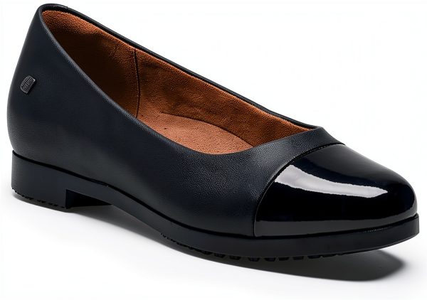 Shoes for Crews Darcy Women Slip Resistant Work Flats Black-1