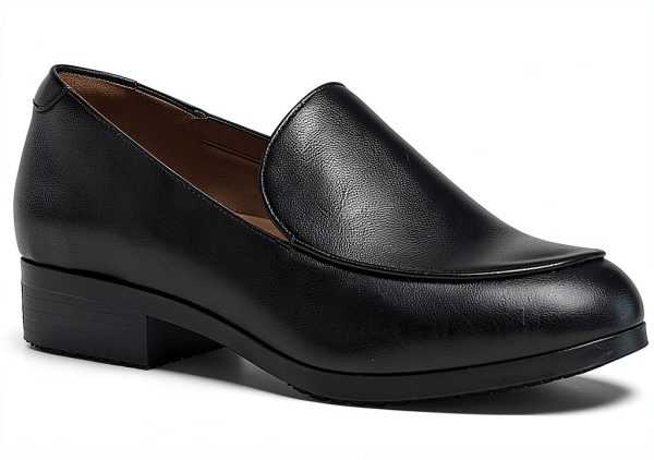 Women Slip Resistant Loafers Riley by Shoes For Crews Black-1