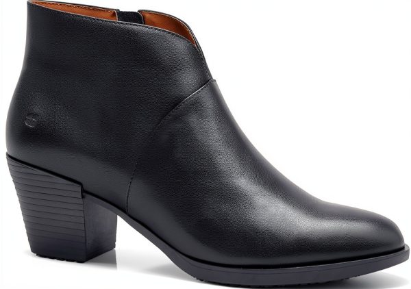 Shoes for Crews Women's Slip-Resistant Work Booties Delilah Black-2