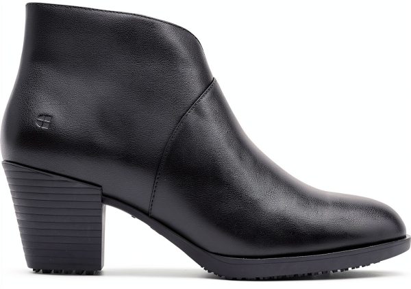 Shoes for Crews Women's Slip-Resistant Work Booties Delilah Black-1
