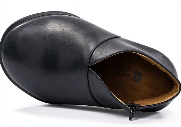 Shoes for Crews Women's Slip-Resistant Work Booties Delilah Black-5