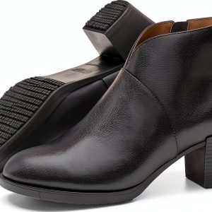 Shoes for Crews Women's Slip-Resistant Work Booties Delilah Black-0