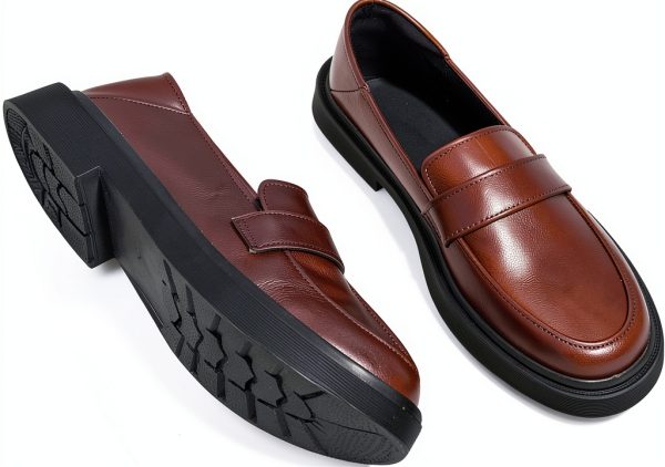 Women's JK Uniform Dress Shoes Oxford Penny Loafers FENIKUSU-2