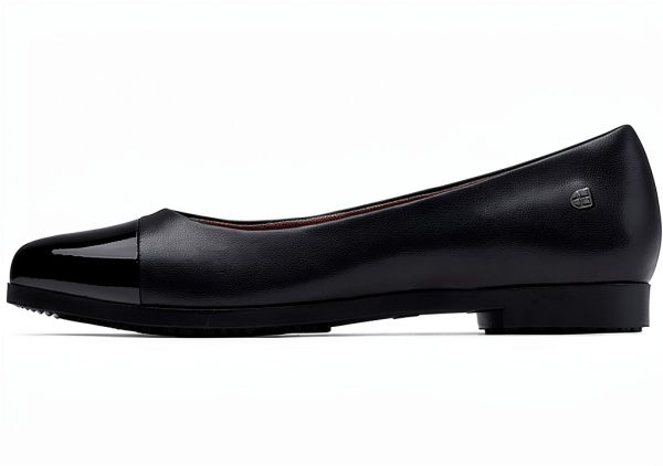 Shoes for Crews Darcy Women Slip Resistant Work Flats Black-0